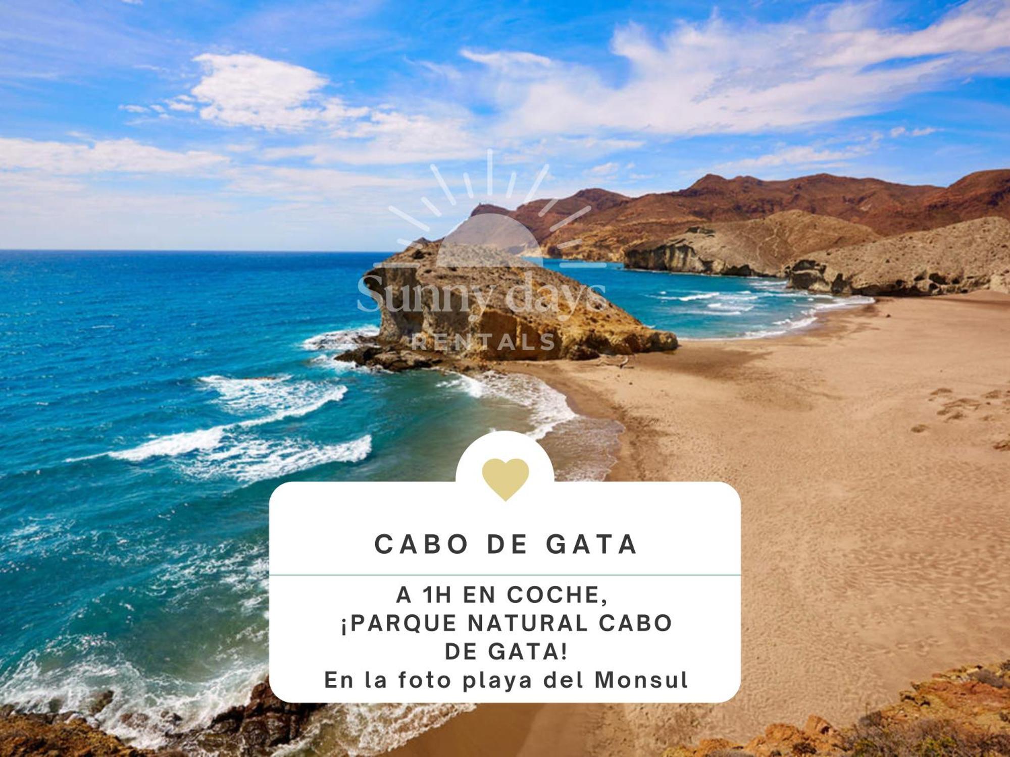 Acogedor Apartamento A 30 Metros De La Playa - Wifi - Smarttv Almería Exteriör bild